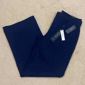 Liverpool Wide Leg Pants in Navy Blue